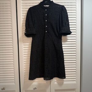 Zara Black Lace Mini Dress
